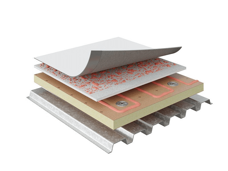 fully-adhered-roofing-system